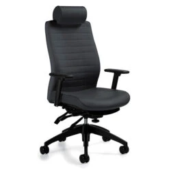 High Back Ergonomic Chair With Headrest - Aspen 2850-3