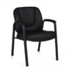 Guest Chair In Black Leather - OTG3915 -Cheap Ugoburo Store 2331