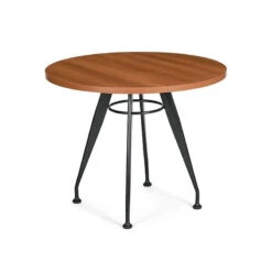 Alba Round Meeting Or Lunch Room Melamine Table