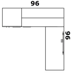 Princeton - L- Shape Executive Workstation -Cheap Ugoburo Store 2b1 3c plan 002