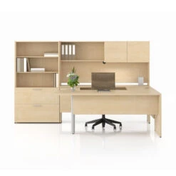 U Shape Desk & Storage Concept 300 31NE-PLAN01
