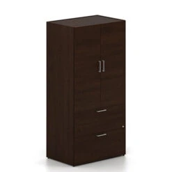 Cabinet With Doors And 2 File Drawers