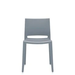 Bakhita 6750 - Stackable Plastic Chair -Cheap Ugoburo Store bakhitagrey6751front