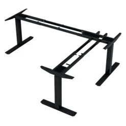 Base Only L-Shape Standing Desk - UpCentric UP3L -Cheap Ugoburo Store base up3l black