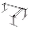 Base Only L-Shape Standing Desk - UpCentric UP3L -Cheap Ugoburo Store base up3l silver