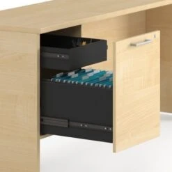 L Shape Desk & Closed Hutch - Concept 300 DRH -Cheap Ugoburo Store c300 inner 20drawer if 2b web 11 7 1 10