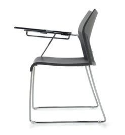 Polypropylene Tablet Arm Chair – Duet 6621TR -Cheap Ugoburo Store dbe 6621tr plt blk side left 1