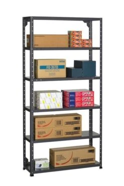 BSS6 Metal Industrial Shelving Unit With Six Shelves