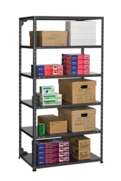 BSS6 Metal Industrial Shelving Unit With Six Shelves -Cheap Ugoburo Store df bss62472 chr reg 1