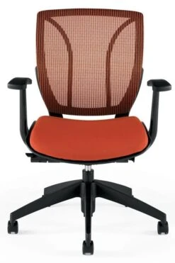 Roma 1900 - Environmentally Friendly Task Office Mesh Chair -Cheap Ugoburo Store dfg 1906 1 ac70 orange front