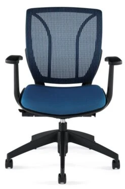 Roma 1900 - Environmentally Friendly Task Office Mesh Chair -Cheap Ugoburo Store dfg 1906 1 ac73 blue front