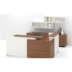 Quad - L Shape Reception Desk -Cheap Ugoburo Store lacasse quad reception desk beautyshot