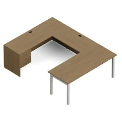 U-Shaped Reversible Newland Ionic Desk - NLP228