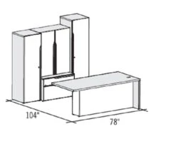 Lacasse - NEX 01 - Computer Desk Suite -Cheap Ugoburo Store plan04ugoburo 2