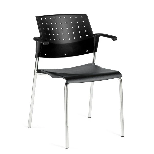 Stacking Plastic Chair - Sonic 6508 Stacking Plastic Chair - Sonic 6508 -Cheap Ugoburo Store sonic 6508 black