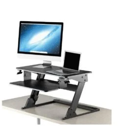 Workrite Solace - Sit Stand Desk Converter -Cheap Ugoburo Store standupx1ajustement3
