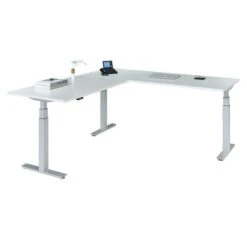 UpCentric UP3L - Standing L Shape Desk - Height Adjustable - Non Handed