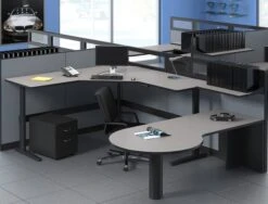 L-Shape Sit-to-Stand Desk - Varitask XR Series -Cheap Ugoburo Store varistask 2