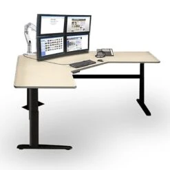 L-Shape Sit-to-Stand Desk - Varitask XR Series