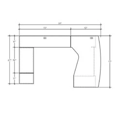 ZIRA - ZL-10 Computer Desk Suite 9 ZIRA - ZL-10 Computer Desk Suite -Cheap Ugoburo Store zl 10 plan