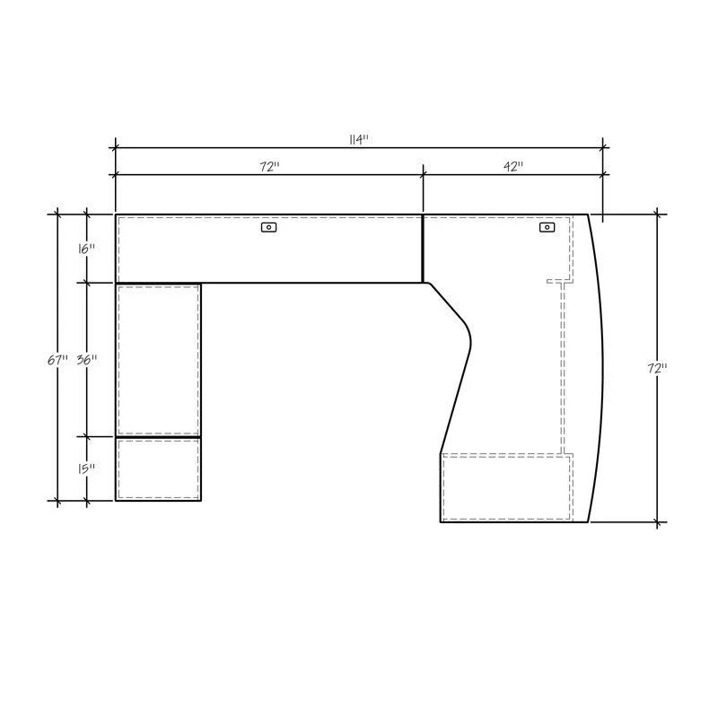 ZIRA - ZL-10 Computer desk suite ZIRA - ZL-10 Computer Desk Suite -Cheap Ugoburo Store zl 10 plan