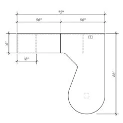 ZIRA - ZL-25 -Desk Suite 10 ZIRA - ZL-25 -Desk Suite -Cheap Ugoburo Store zl 25 plan 3
