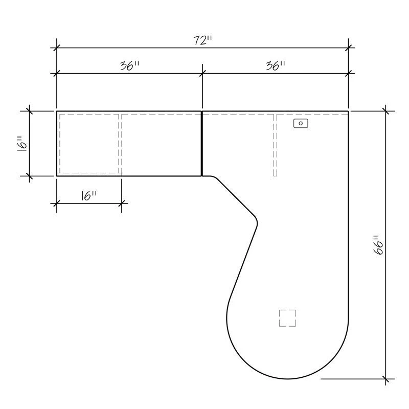 ZIRA - ZL-25 -Desk Suite ZIRA - ZL-25 -Desk Suite -Cheap Ugoburo Store zl 25 plan 3